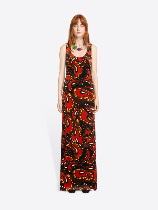 Long Velvet Dress