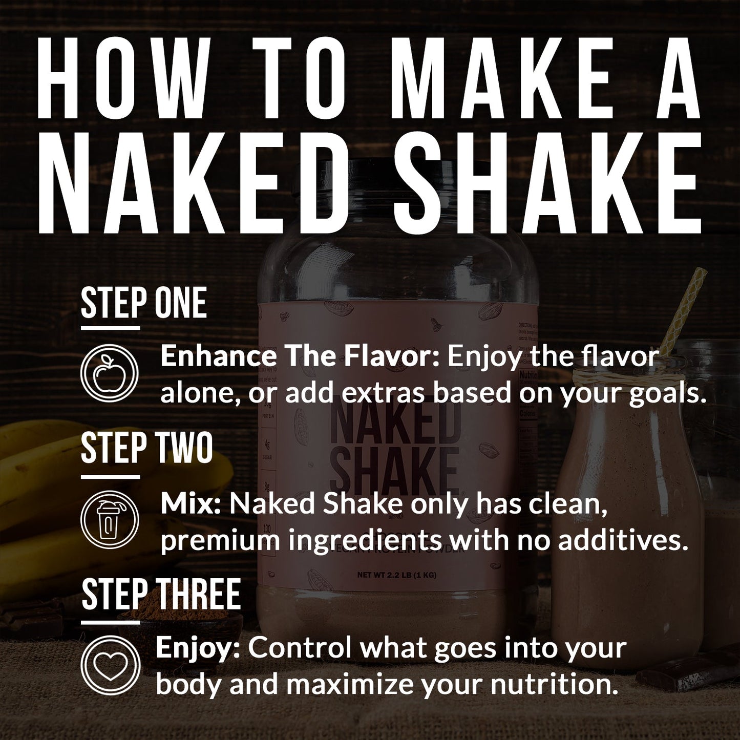 Chocolate Protein Shake - Chocolate for Smooth Shakes at Home or On the Go