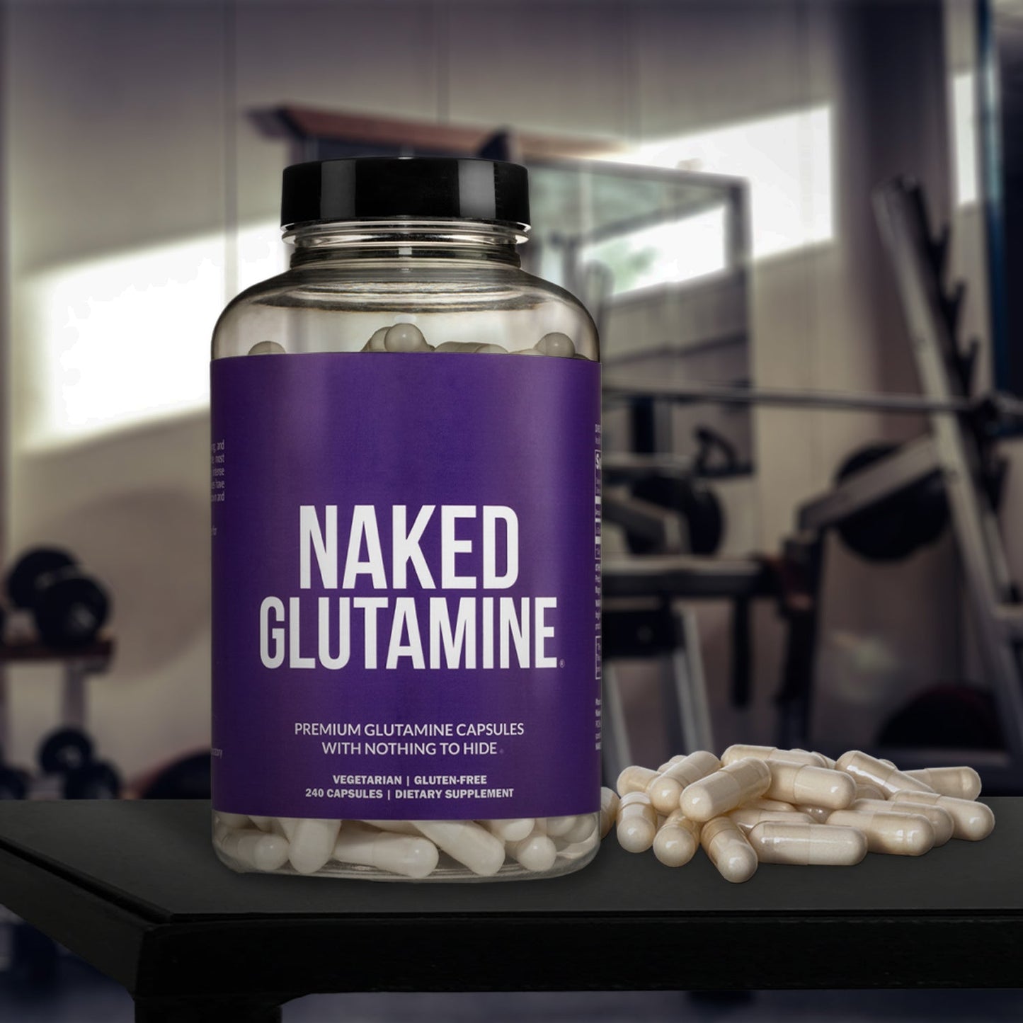 Glutamine Capsules - Capsules for Simple Pre - or Post - Workout Routines