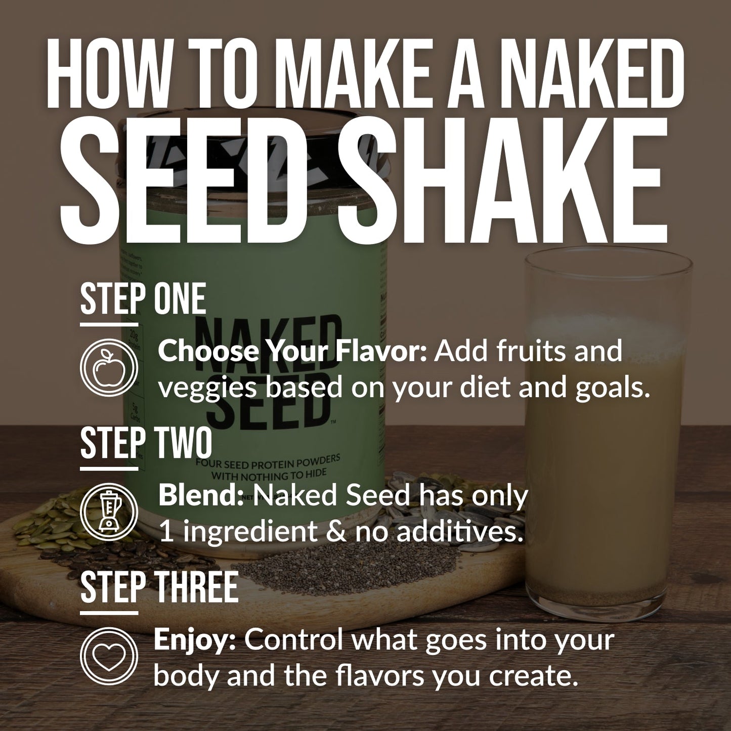 Seed Protein Powder for Convenient Daily Protein Mixing
