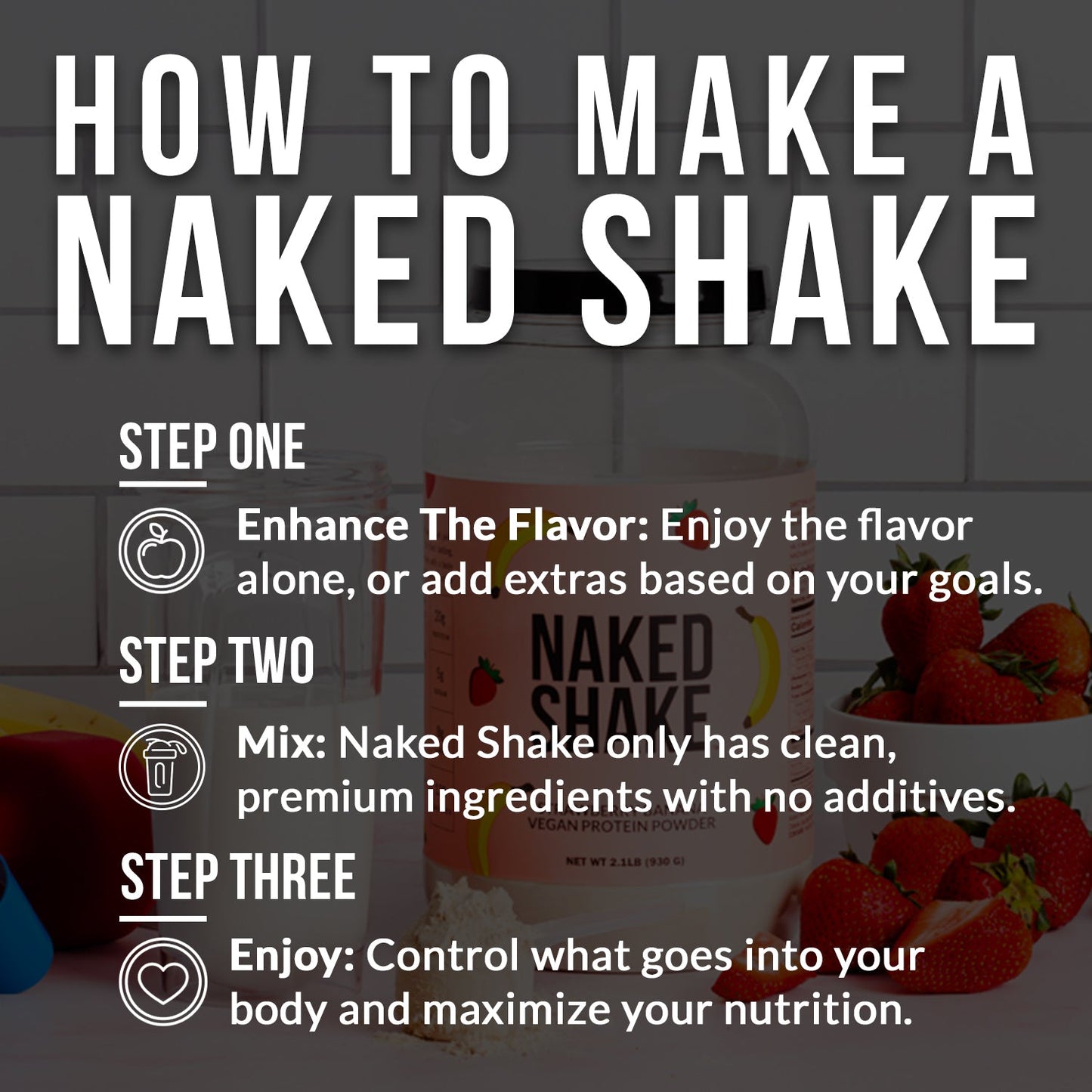 Strawberry Banana Protein Shake - Strawberry Banana for Smooth Shakes at Home or On the Go