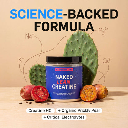 Raspberry Lime Creatine HCl Powder - Raspberry Lime for Simple Pre - or Post - Workout Routines