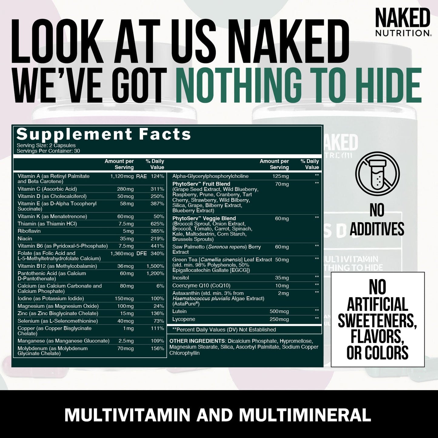 Multivitamin for Men - Mens for Simple Daily Nutrition Routines