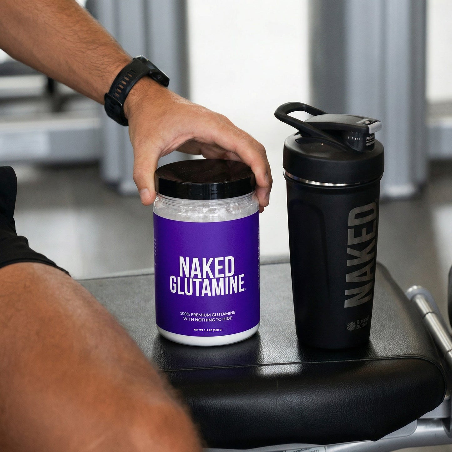Glutamine Powder - 1.1LB for Simple Pre - or Post - Workout Routines