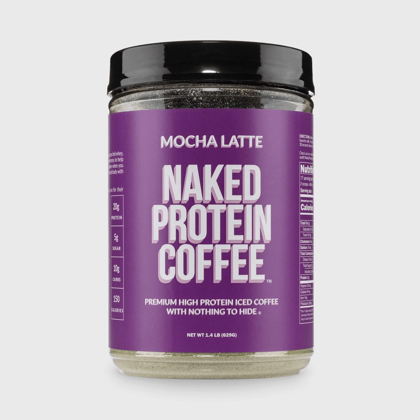 Mocha Latte Protein Iced Coffee - Mocha Latte for Smooth Iced Coffee Protein Routines