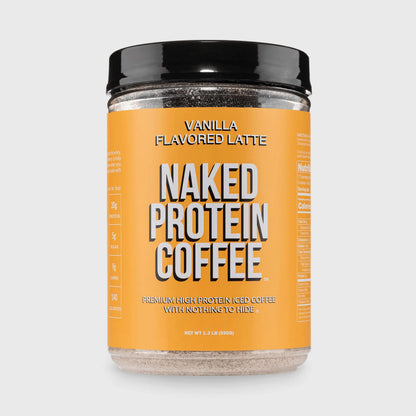 Vanilla Latte Protein Iced Coffee - Vanilla Latte for Smooth Iced Coffee Protein Routines
