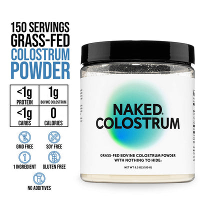 Grass - Fed Colostrum Powder - Colostrum Powder for Smooth Drinks, Coffee and Recipes