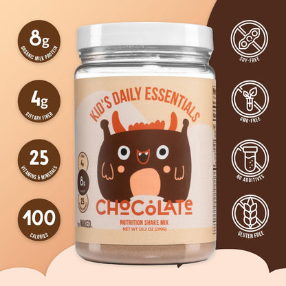Kids Nutrition Shake - Chocolate Formula for Simple Daily Nutrition Routines