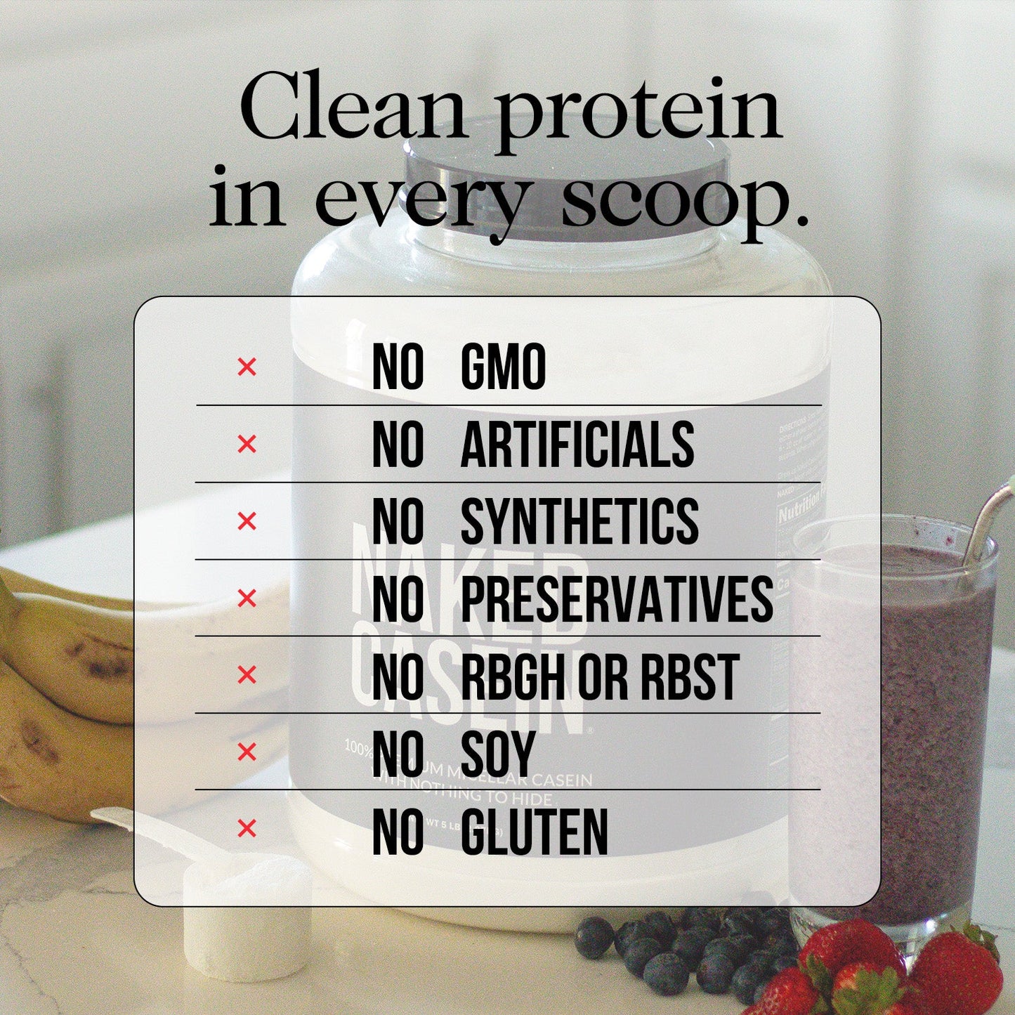 Chocolate Casein Protein Powder - Chocolate for Convenient Daily Protein Mixing