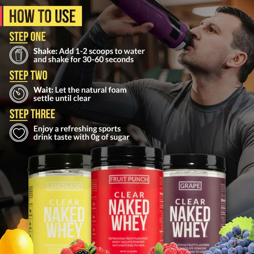 Grape Whey Protein Isolate - Grape for Straightforward Daily Mixing