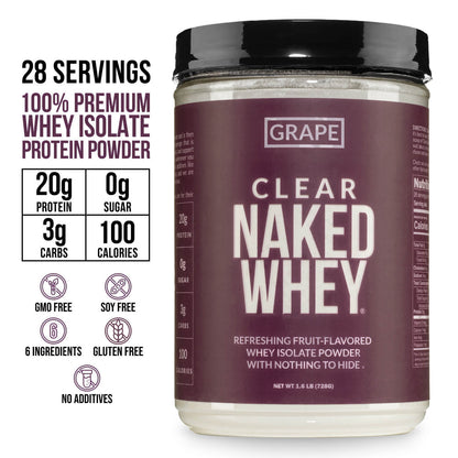 Grape Whey Protein Isolate - Grape for Straightforward Daily Mixing