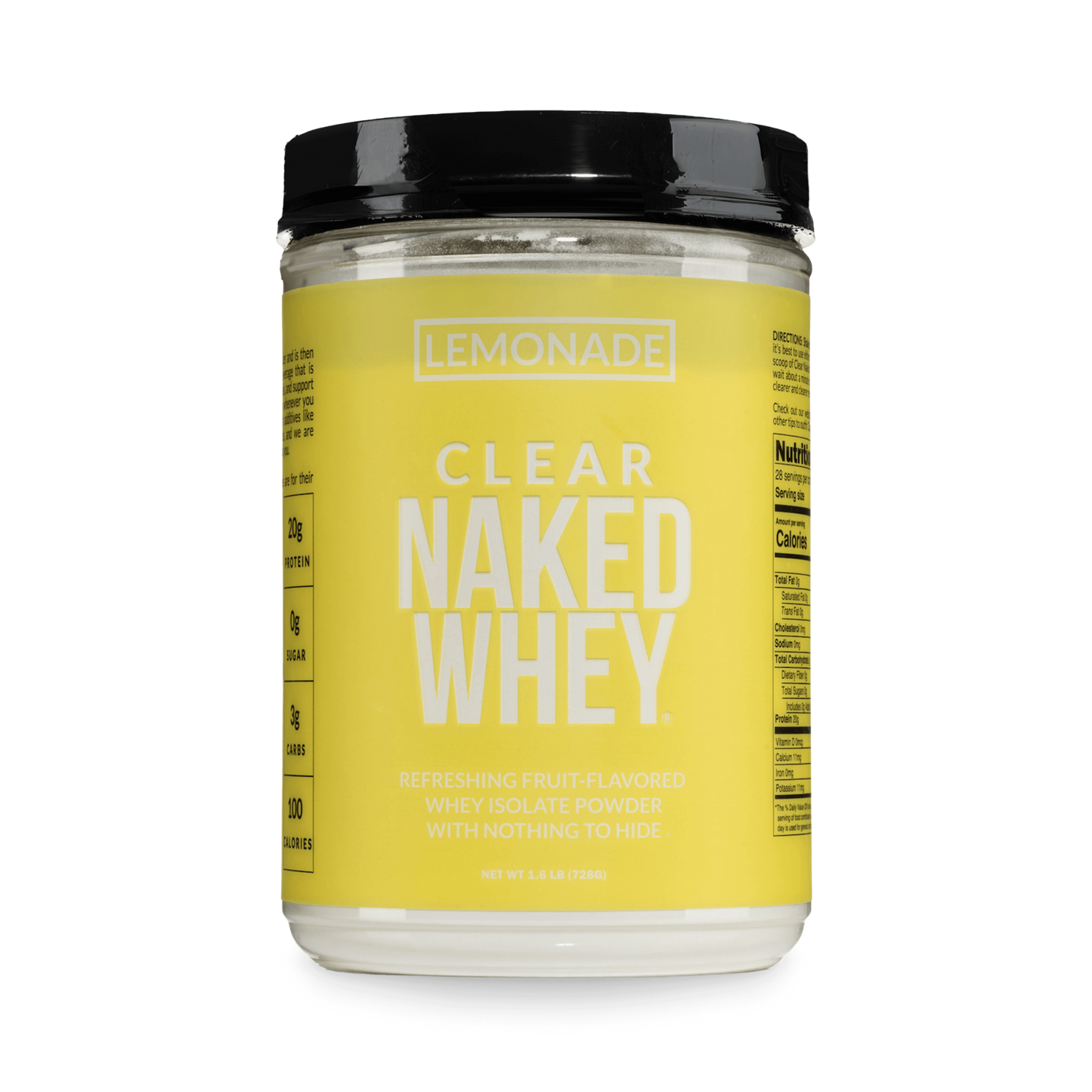 Lemonade Whey Protein Isolate - Lemonade for Straightforward Daily Mixing