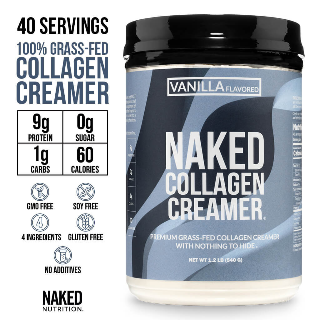 Vanilla Collagen Creamer - Vanilla Collagen Creamer for Smooth Iced Coffee Protein Routines