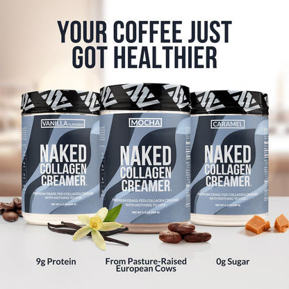 Mocha Coffee Creamer - Mocha Collagen Creamer for Smooth Iced Coffee Protein Routines