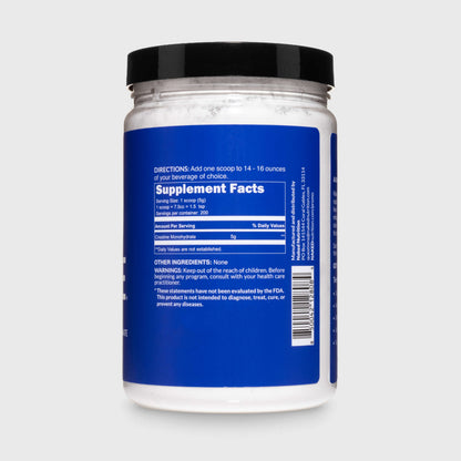 Creatine Monohydrate Powder - Unflavored - Standard Size for Simple Pre - or Post - Workout Routines