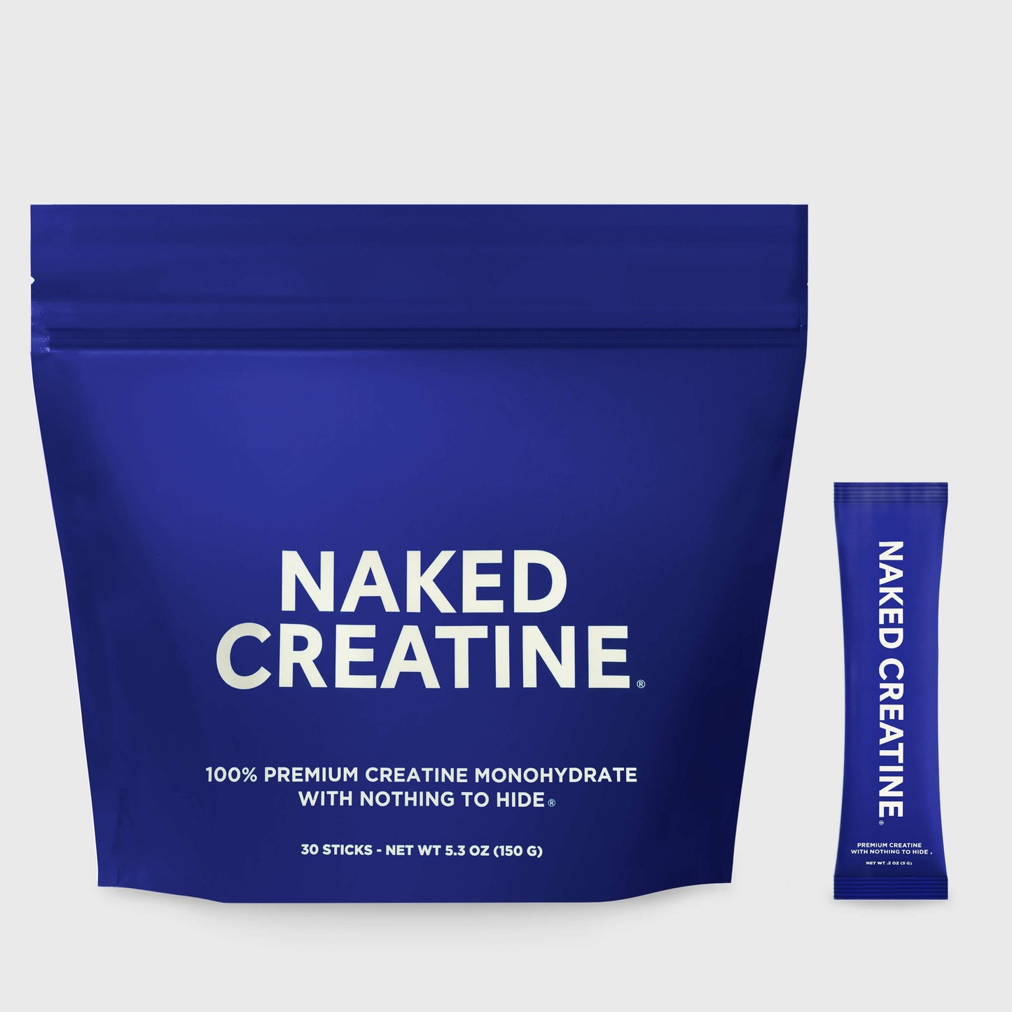 Creatine Travel Packets - Unflavored Sticks for Simple Pre - or Post - Workout Routines