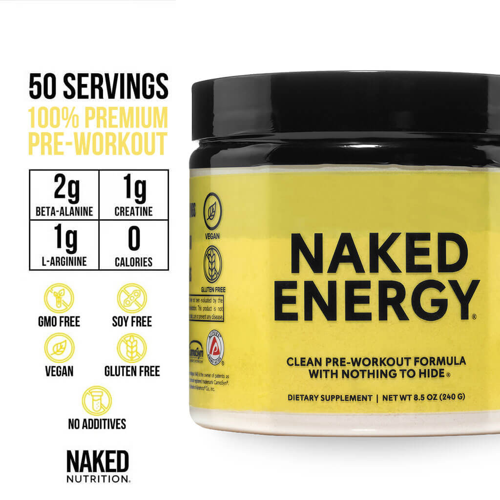 Pre Workout Supplement - Unflavored for Simple Pre - or Post - Workout Routines