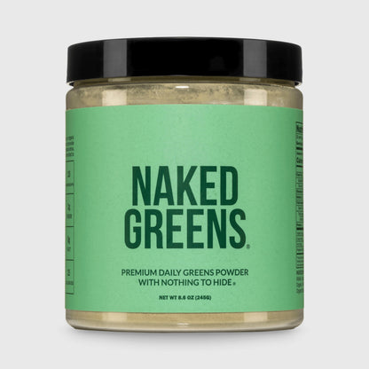 Organic Greens, Prebiotic and Probiotic Powder for Straightforward Daily Mixing