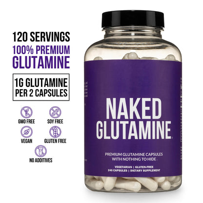 Glutamine Capsules - Capsules for Simple Pre - or Post - Workout Routines
