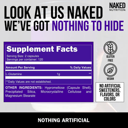 Glutamine Capsules - Capsules for Simple Pre - or Post - Workout Routines