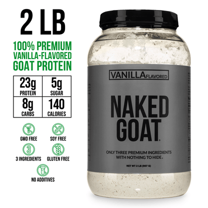 Vanilla Goat Whey Protein Powder - Vanilla for Convenient Daily Protein Mixing