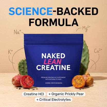 Creatine HCl Travel Packets - Stick Packs for Simple Pre - or Post - Workout Routines