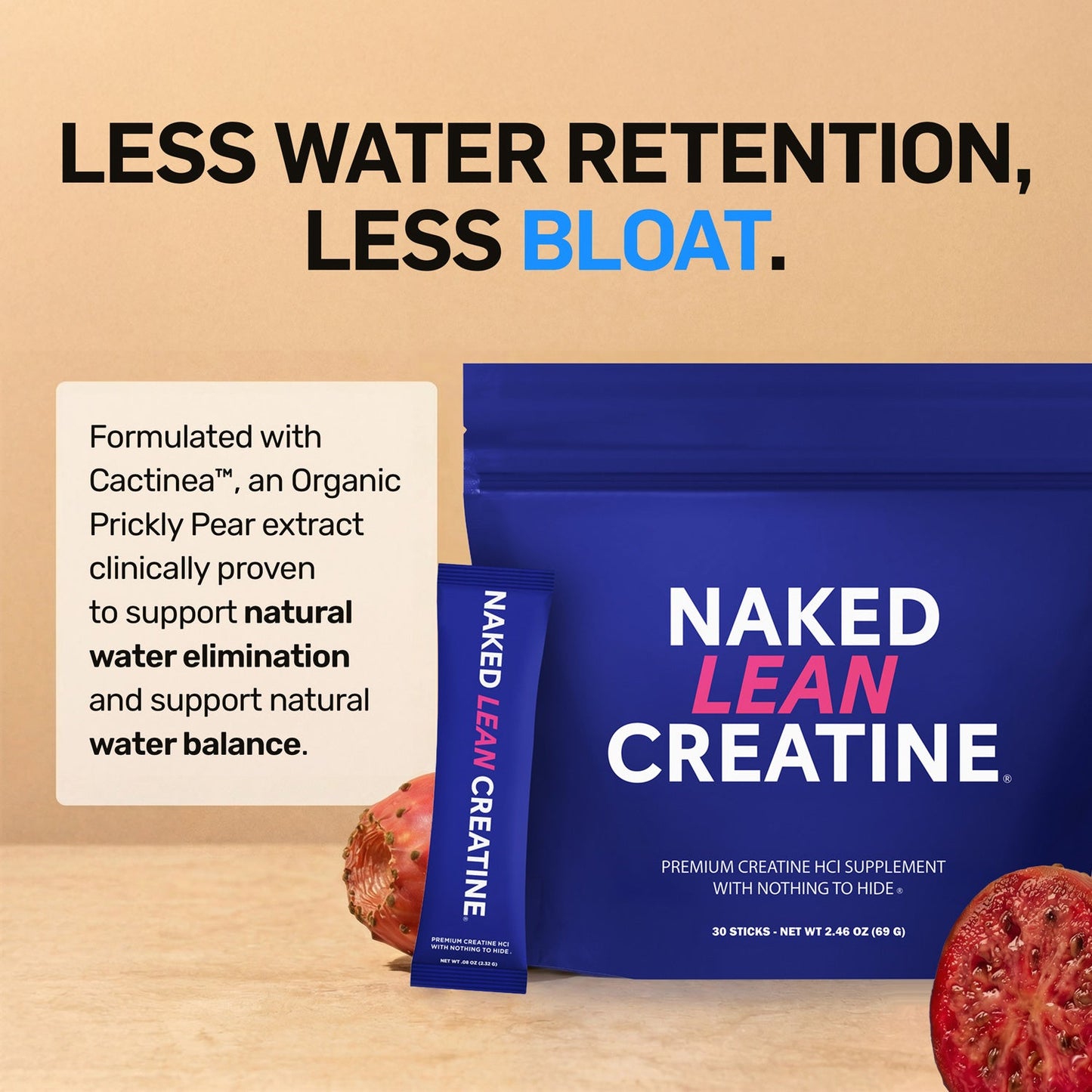 Creatine HCl Travel Packets - Stick Packs for Simple Pre - or Post - Workout Routines