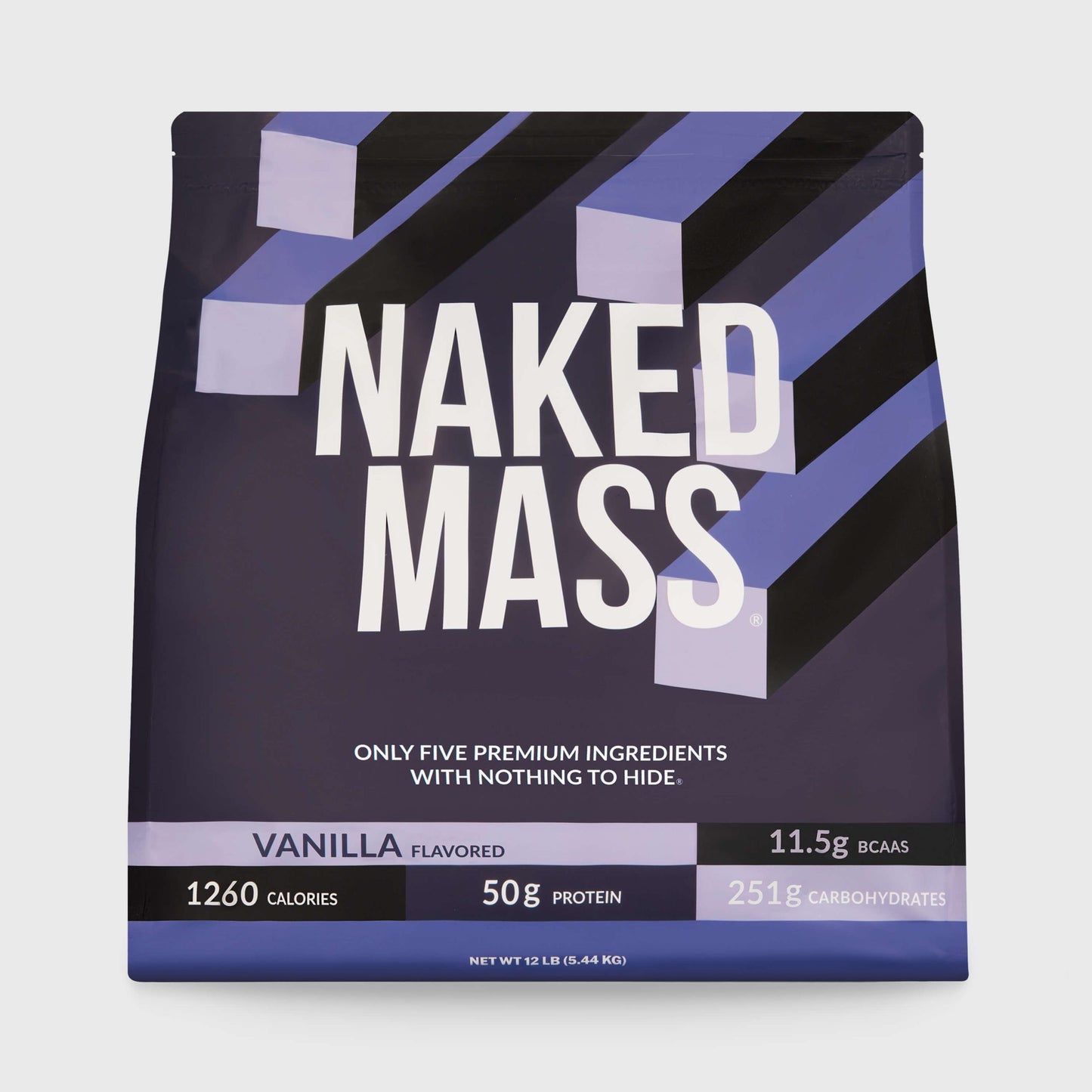 Vanilla Mass Gainer Protein Supplement - Vanilla 12LB Made for Smooth, Calorie - Rich Shakes
