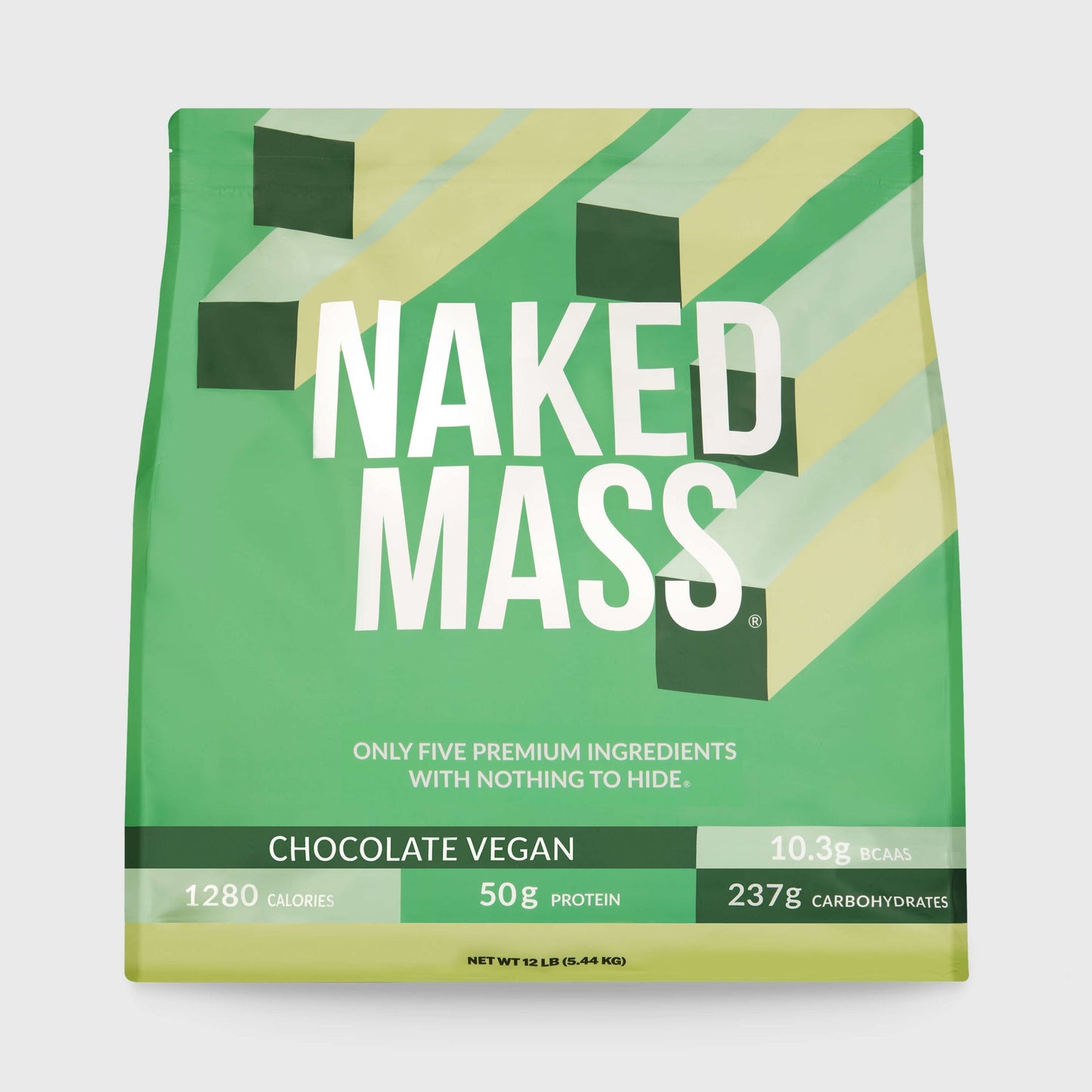 Chocolate Vegan Mass Gainer Supplement - Chocolate (Vegan) 12LB Made for Smooth, Calorie - Rich Shakes