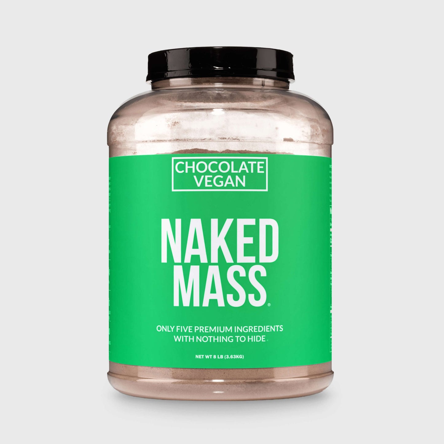 Chocolate Vegan Mass Gainer Supplement - Chocolate (Vegan) Made for Smooth, Calorie - Rich Shakes