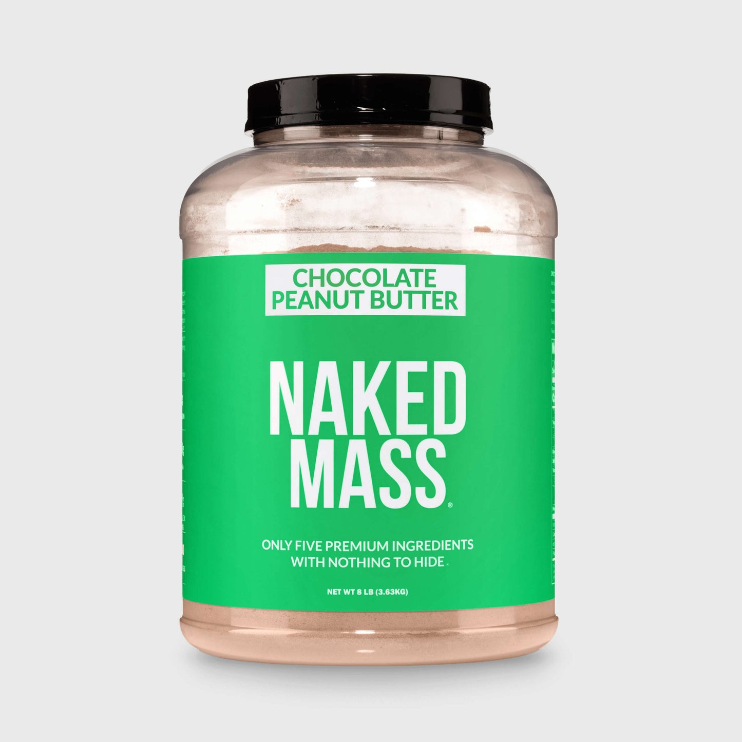 Chocolate Peanut Butter Vegan Mass Gainer Supplement - Chocolate PB (Vegan) Made for Smooth, Calorie - Rich Shakes