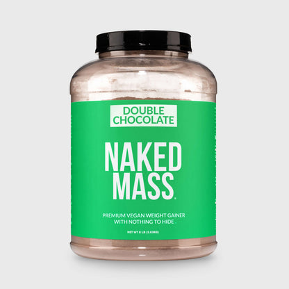 Double Chocolate Vegan Mass Gainer Supplement - Double Chocolate (Vegan) Made for Smooth, Calorie - Rich Shakes