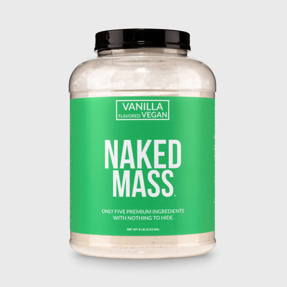 Vanilla Vegan Mass Gainer Supplement - Vanilla (Vegan) Made for Smooth, Calorie - Rich Shakes