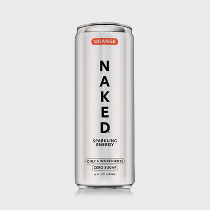 Orange Naked Sparkling Energy - Orange for Smooth Shakes at Home or On the Go