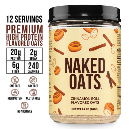 Cinnamon Roll Protein Oats - Cinnamon Roll Made for Quick and Flavorful Breakfasts