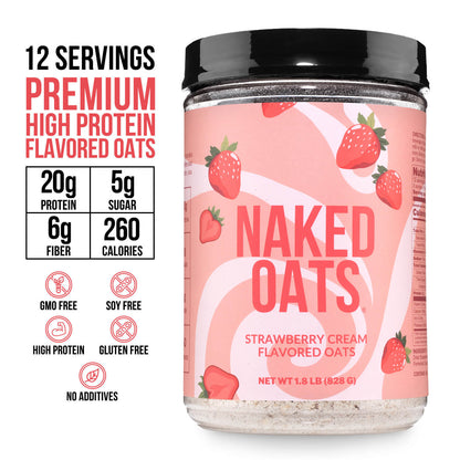 Strawberry Cream Protein Oats - Strawberry Cream Made for Quick and Flavorful Breakfasts