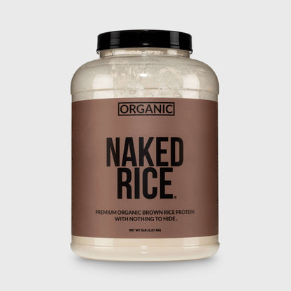 Organic Brown Rice Protein Powder - 5LB Unflavored for Convenient Daily Protein Mixing