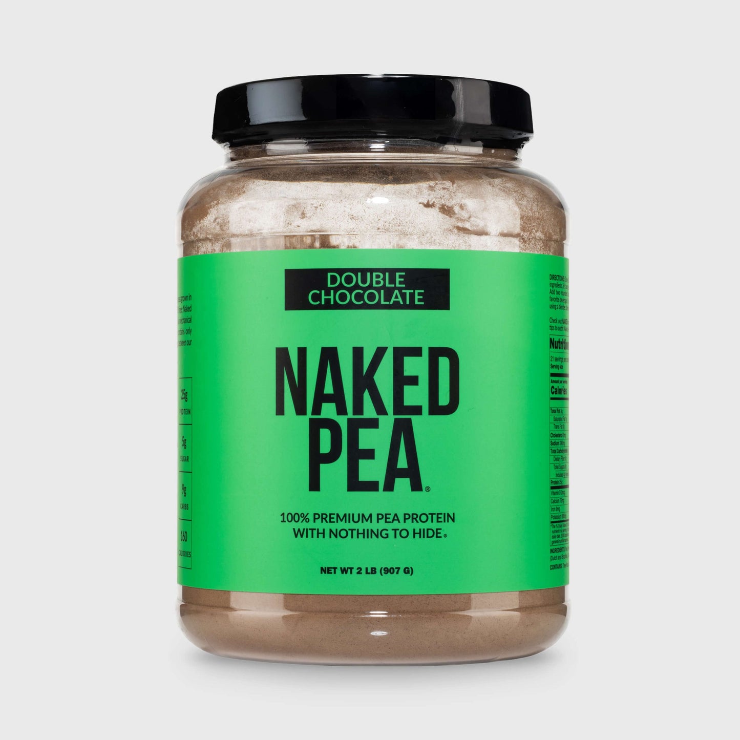 Double Chocolate Pea Protein Powder - Double Chocolate for Convenient Daily Protein Mixing