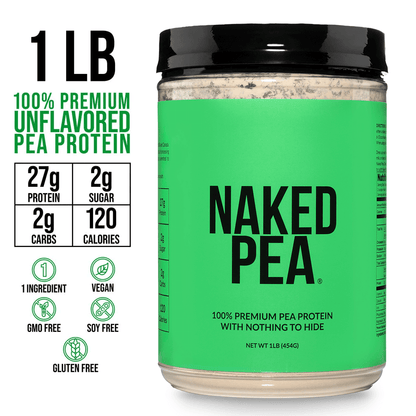 Pea Protein Powder 1lb - Unflavored for Convenient Daily Protein Mixing