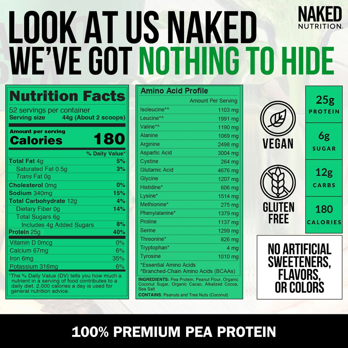 Chocolate Peanut Butter Pea Protein Powder - Chocolate PB - Chocolate Formula for Convenient Daily Protein Mixing