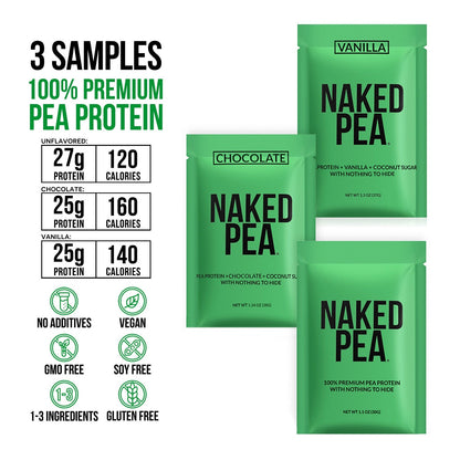 Vegan Protein Powder Sample Pack for Convenient Daily Protein Mixing
