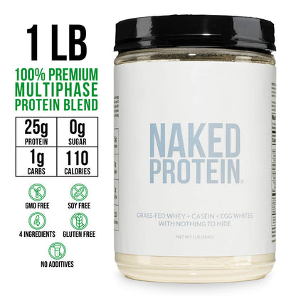 Protein Powder Blend - 1LB Egg Whey and Casein Protein Blend - 1LB for Convenient Daily Protein Mixing