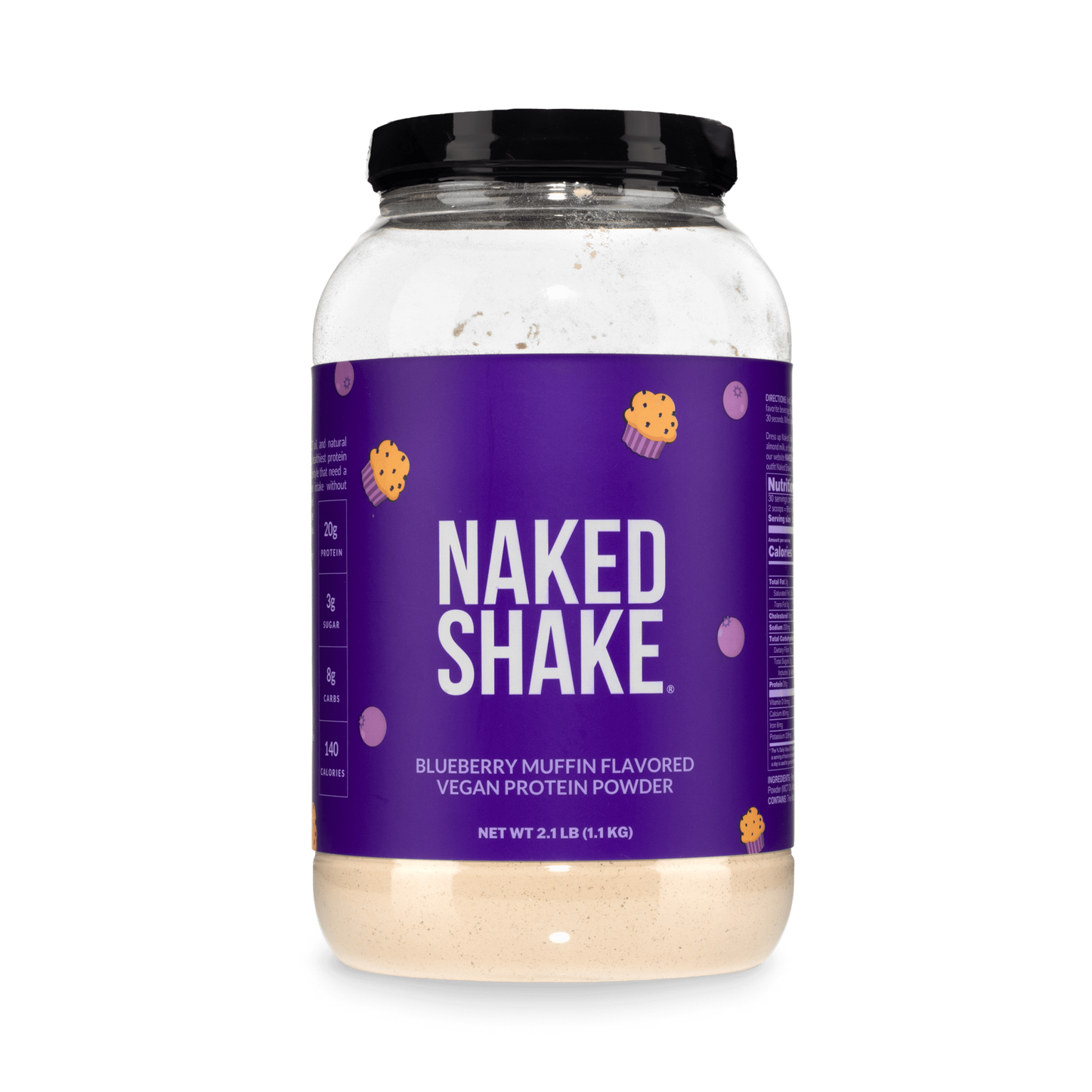Blueberry Muffin Protein Shake - Blueberry Muffin for Smooth Shakes at Home or On the Go