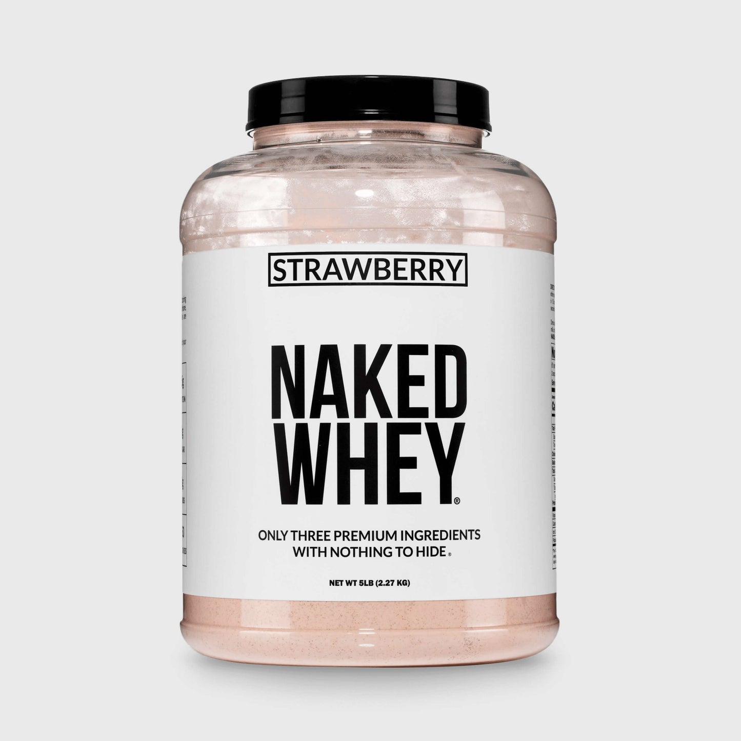 Strawberry Whey Protein Powder - Strawberry - Value Size for Convenient Daily Protein Mixing