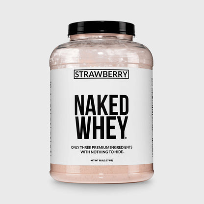 Strawberry Whey Protein Powder - Strawberry - Value Size for Convenient Daily Protein Mixing