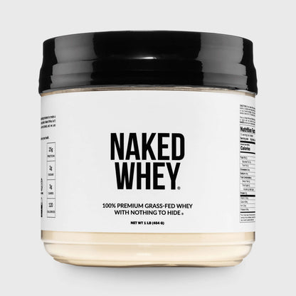 Grass Fed Whey Protein Powder - Unflavored - Compact Size for Convenient Daily Protein Mixing