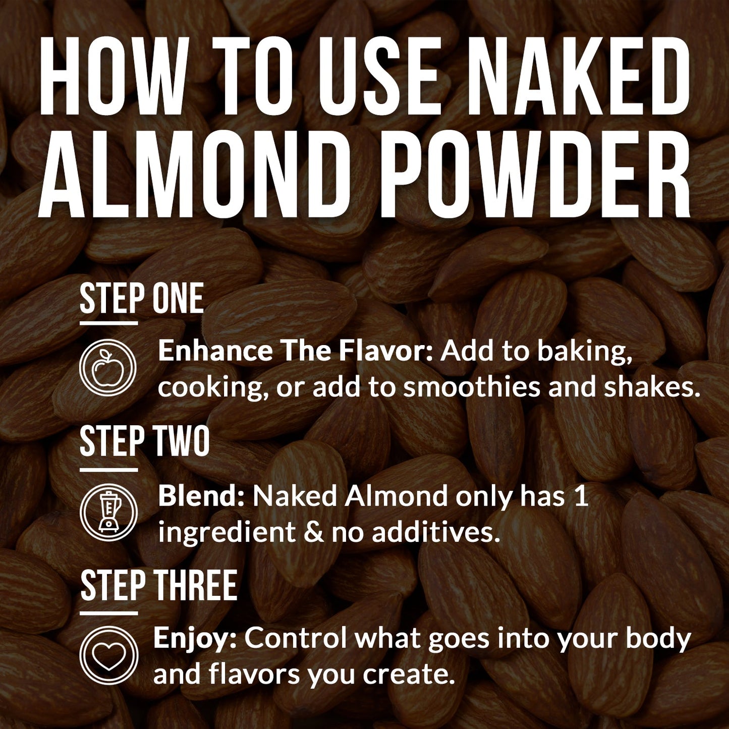 Powdered Almonds - Almond for Convenient Daily Protein Mixing