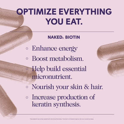 Daily Biotin Supplement - Biotin for Simple Daily Nutrition Routines
