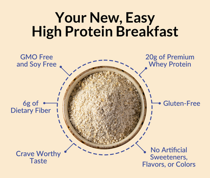 Blueberry Cobbler Protein Oats - Blueberry Cobbler Made for Quick and Flavorful Breakfasts