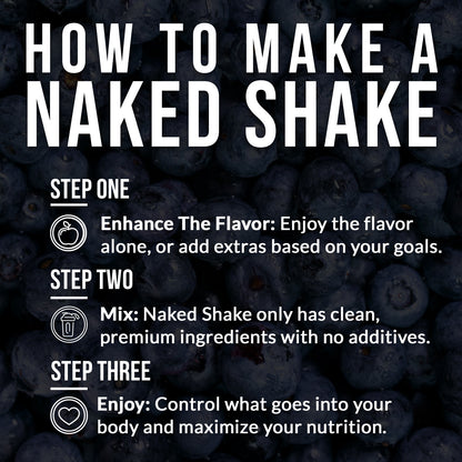 Blueberry Muffin Protein Shake - Blueberry Muffin for Smooth Shakes at Home or On the Go